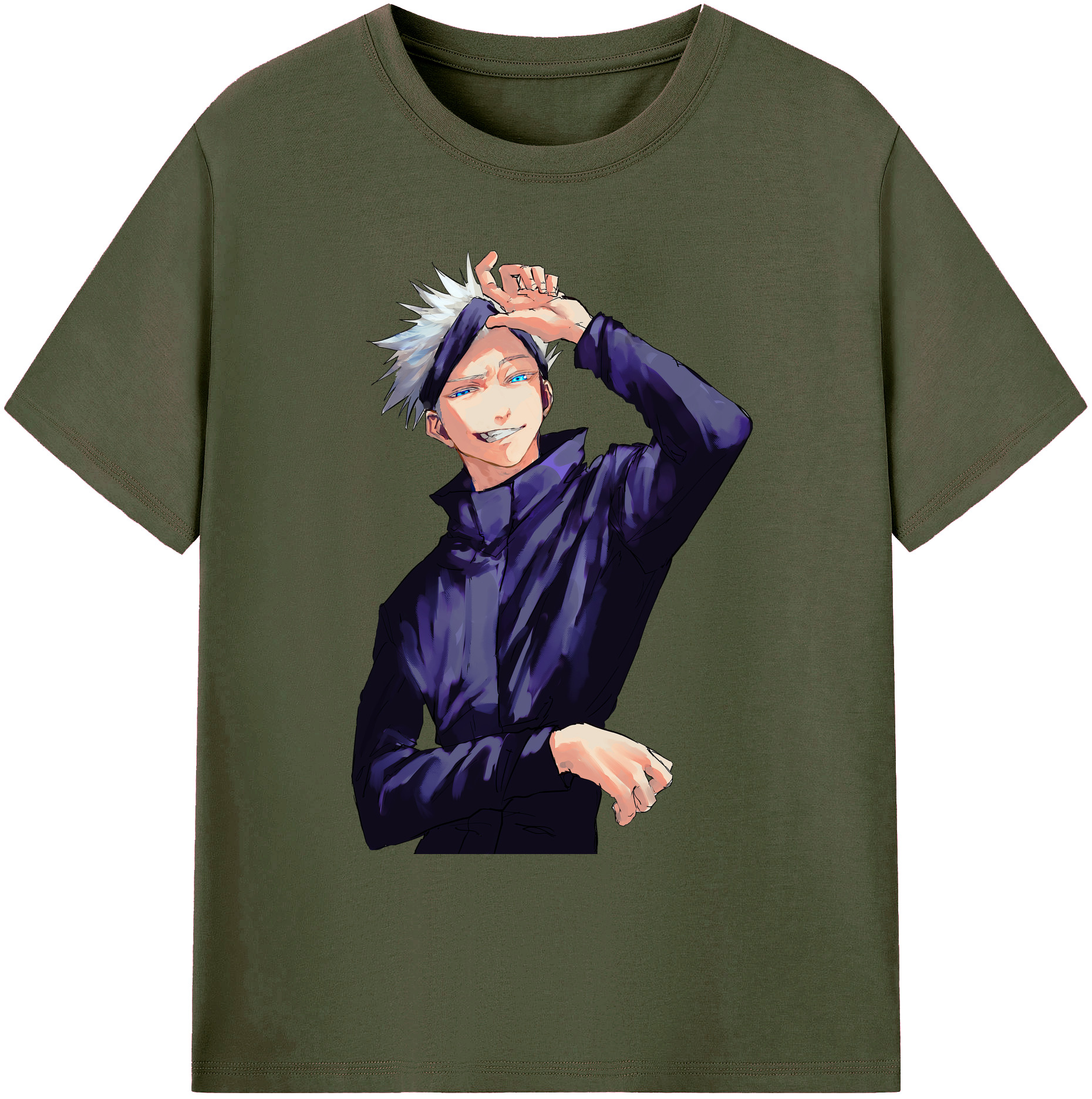 （画像用） 呪術廻戦 Jujutsu Kaisen 綿100％ メンズ半袖Tシャツ｜肌触りやわらか＆通気性